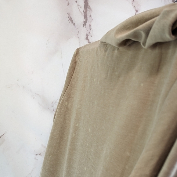 Koolaburra UGG Hoodie Womens Medium Tan Terry Zip Sweatshirt Sweater Pockets - Picture 11 of 13